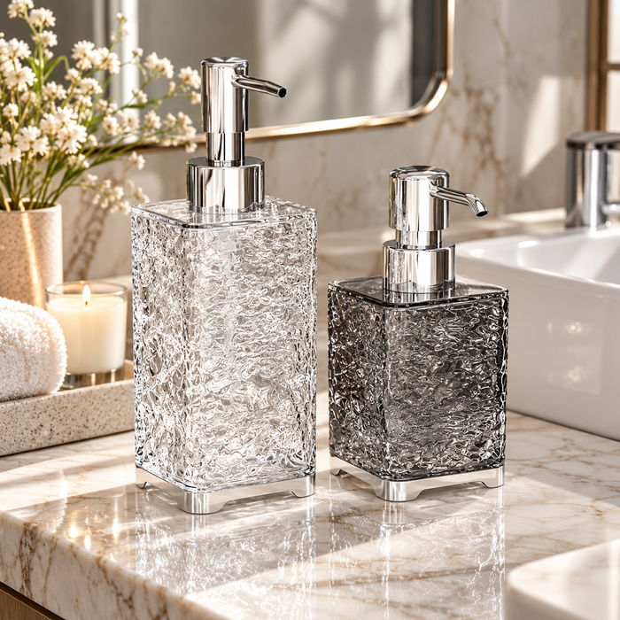 LuxeLather LuxeStone Textured Soap Dispenser